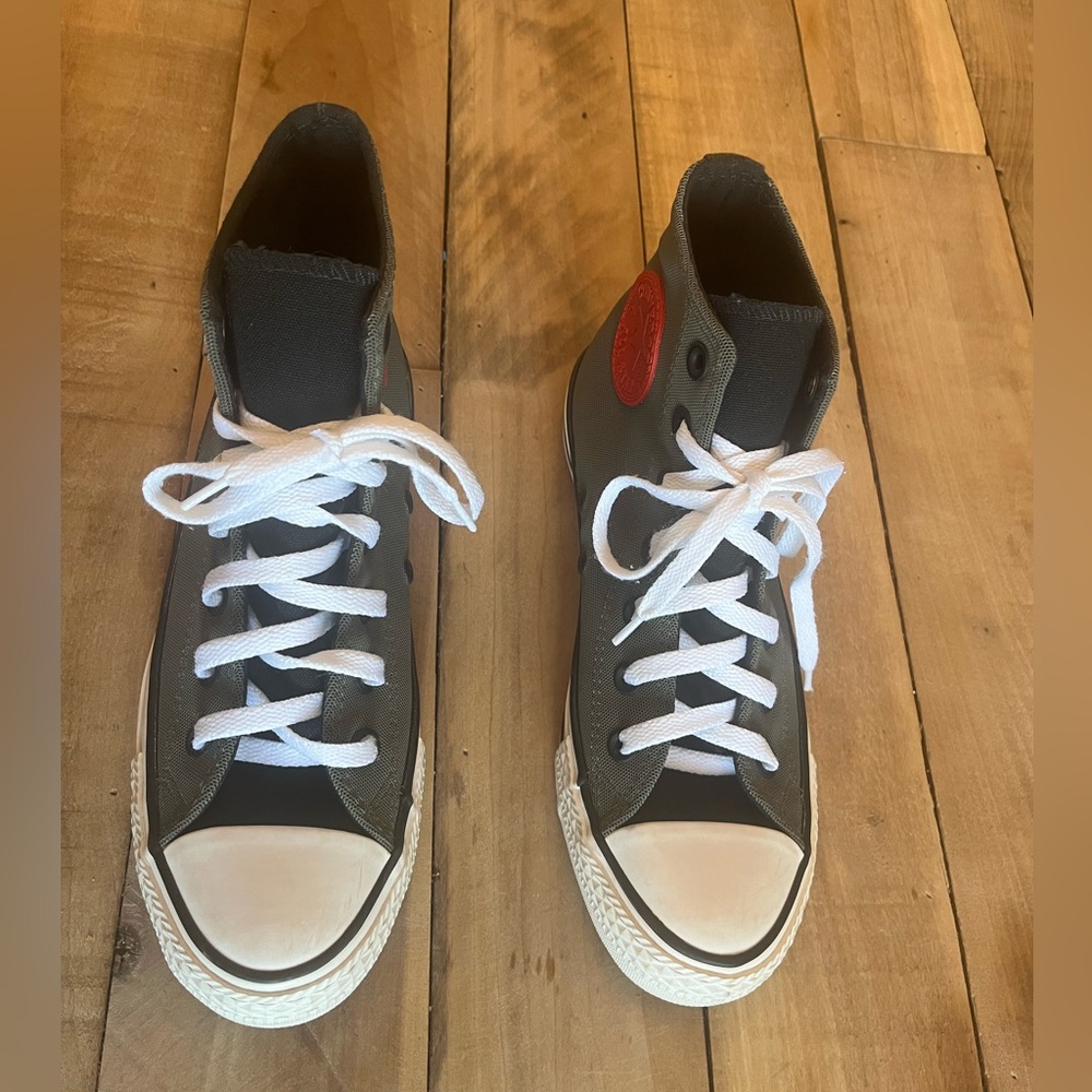 Converse Chuck Taylor All Star Hi Black Cast Iron Size Women 7/ Men 5 (153966C)